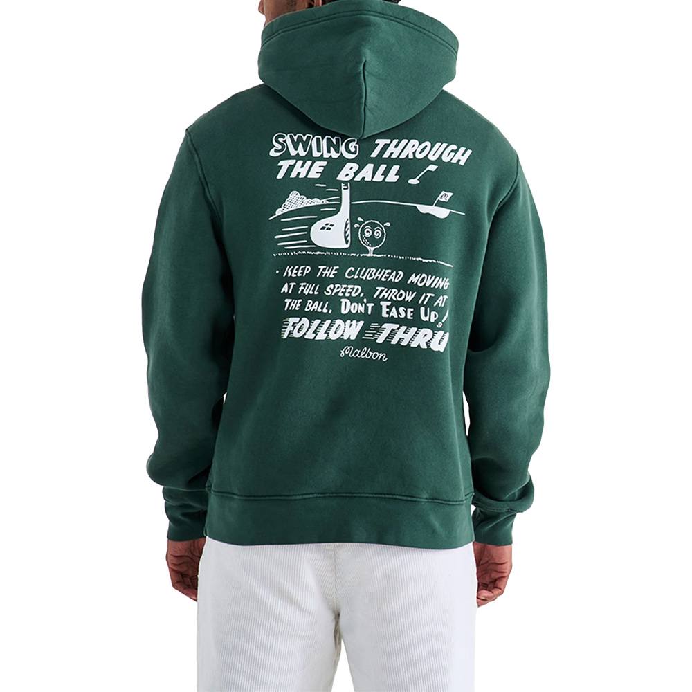 Malbon Follow Thru Hoodie Golf Jacket Green - FW24