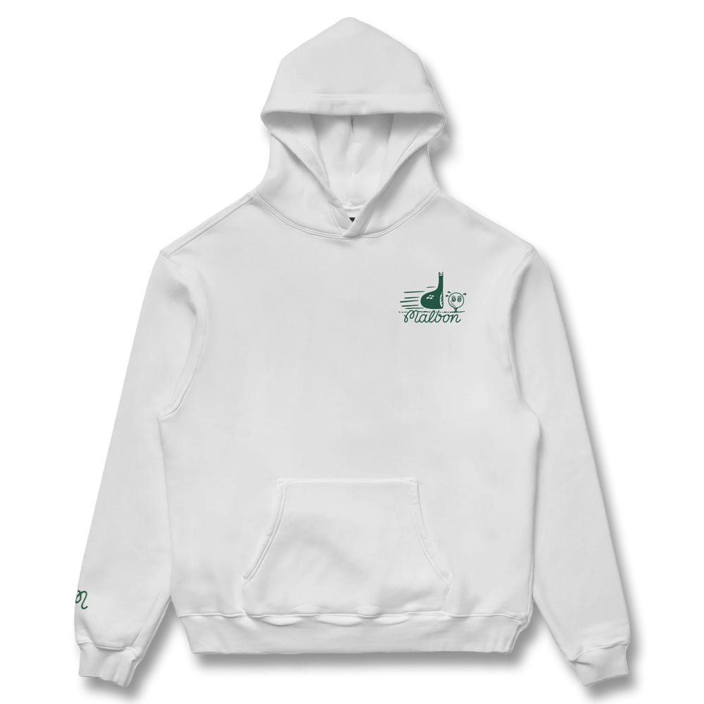 Malbon Follow Thru Hoodie Golf Jacket White - FW24