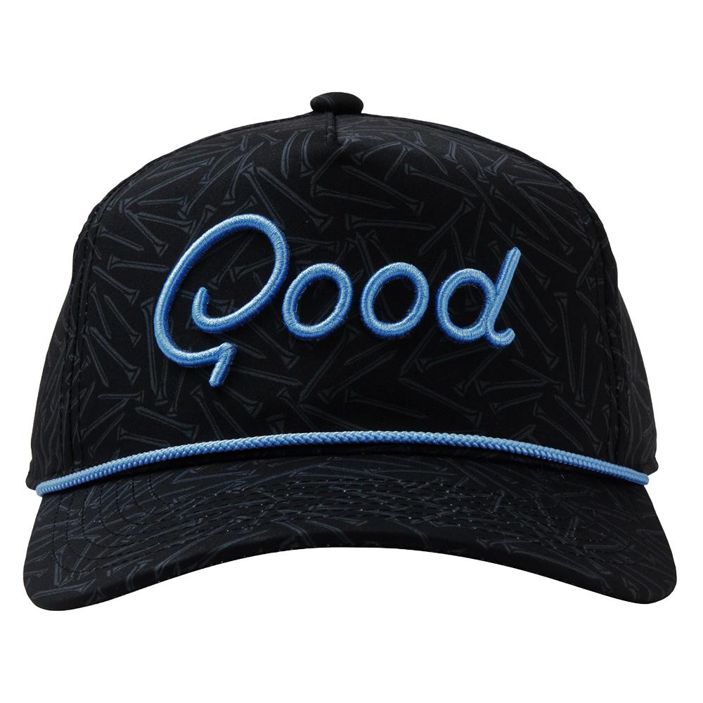 GoodGood Golf Tee Toss Rope Golf Cap Black/Blue - FW24