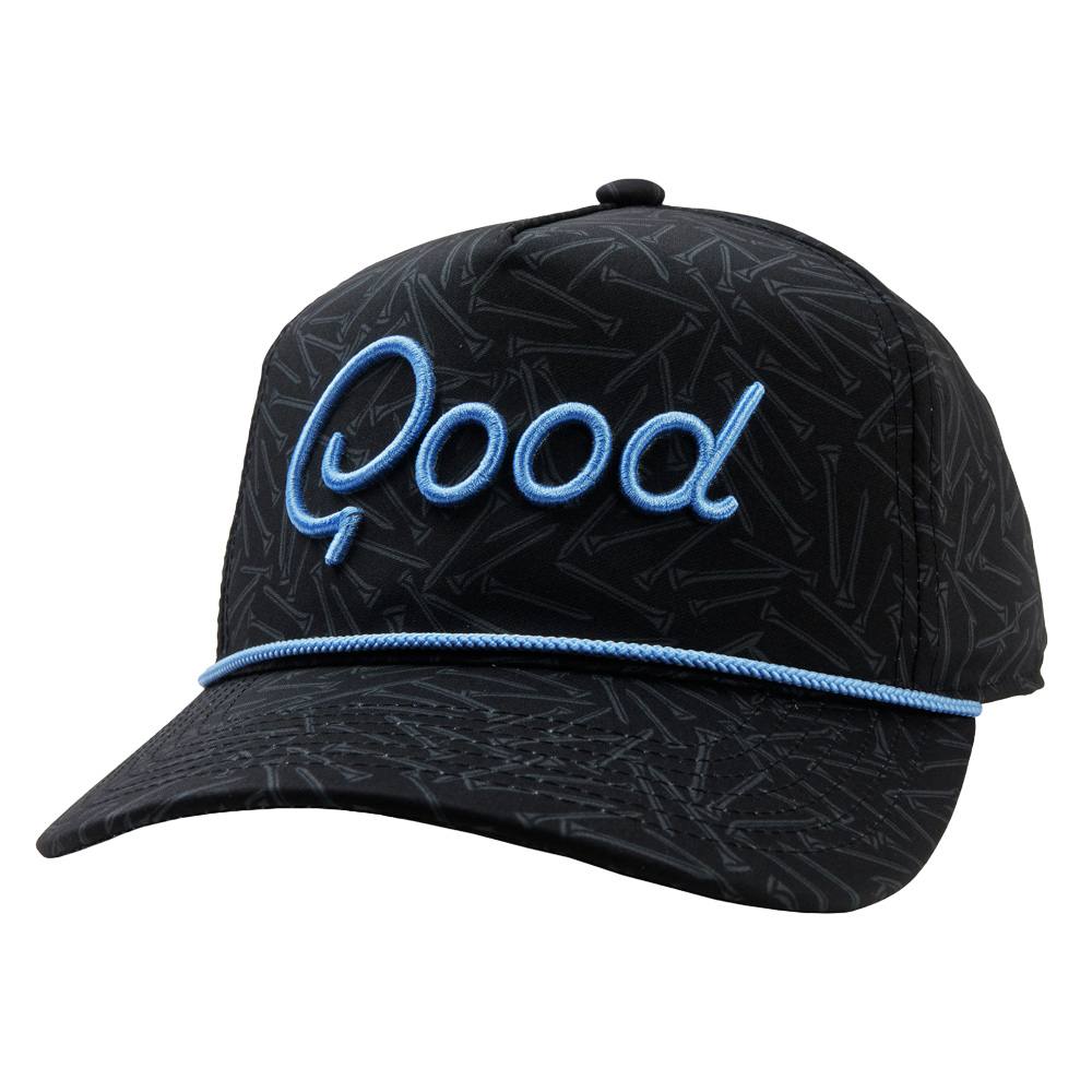 GoodGood Golf Tee Toss Rope Golf Cap Black/Blue - FW24