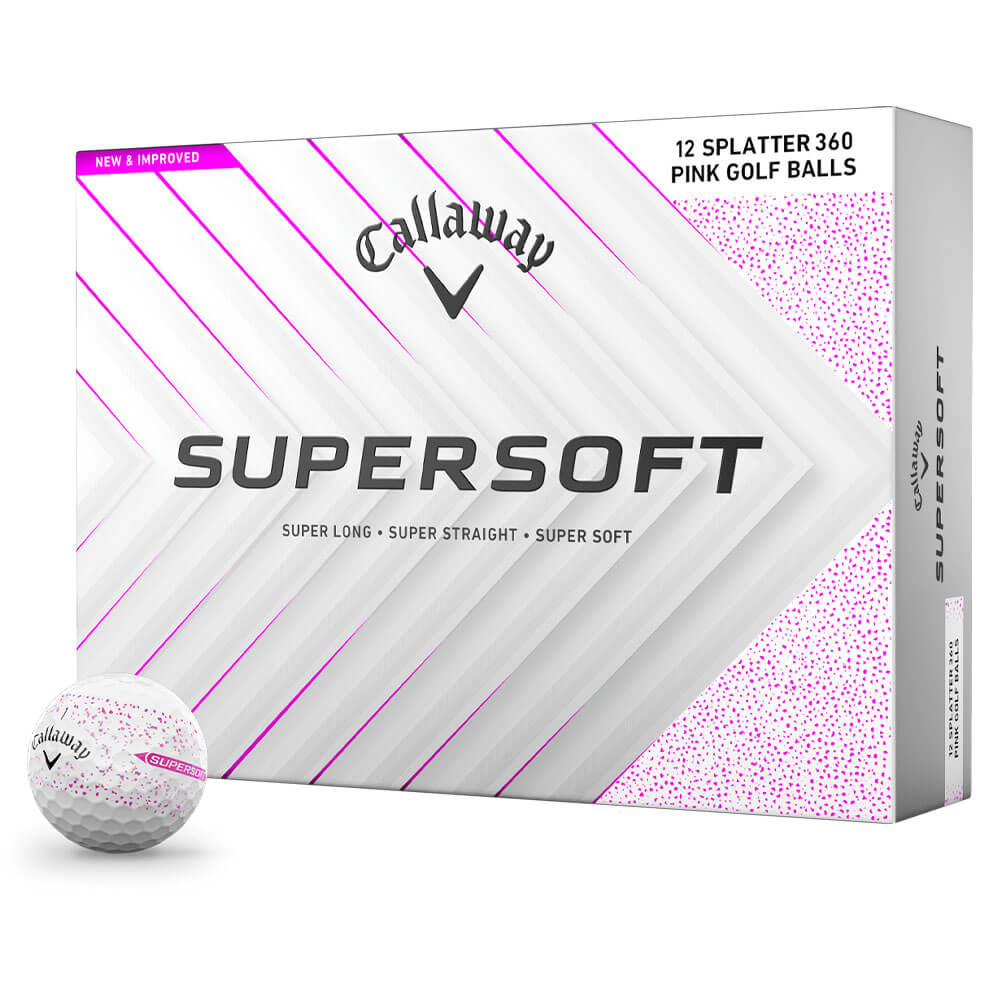 Callaway Supersoft Splatter 360 Golf Balls - 25