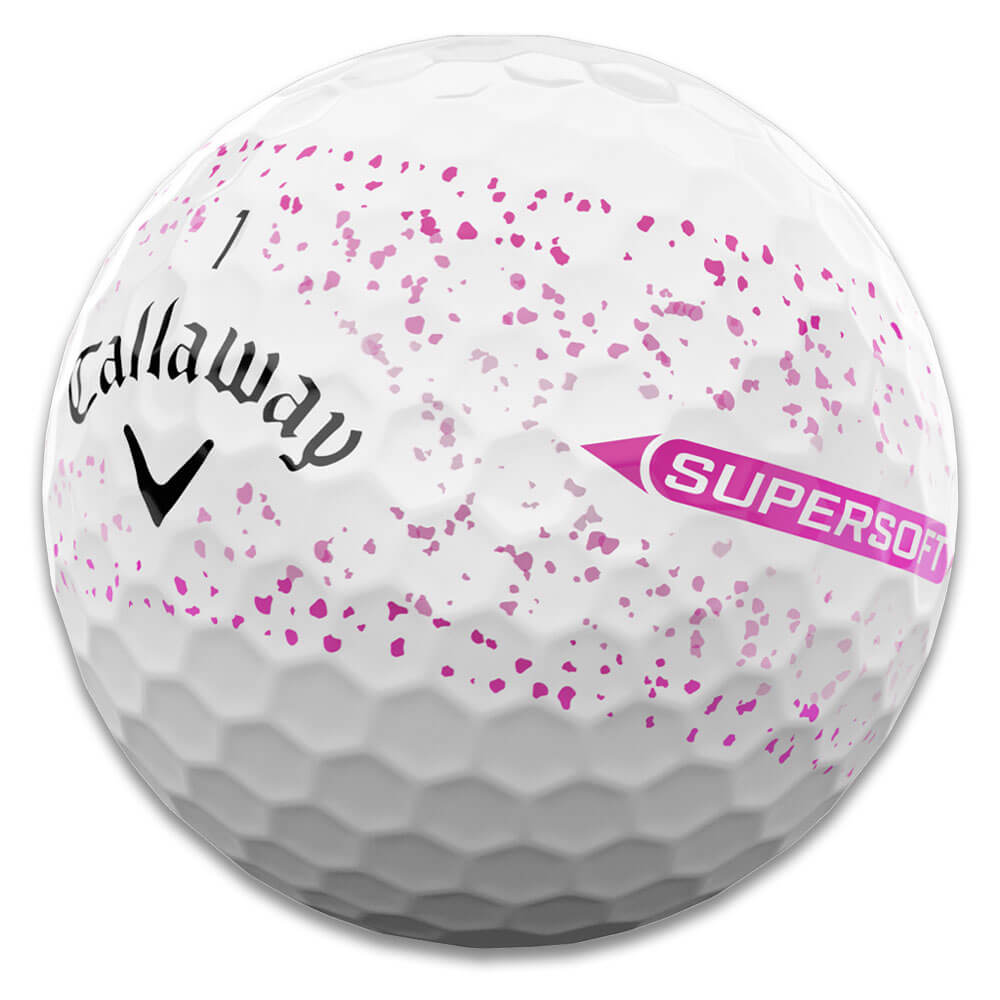 Callaway Supersoft Splatter 360 Golf Balls - 25