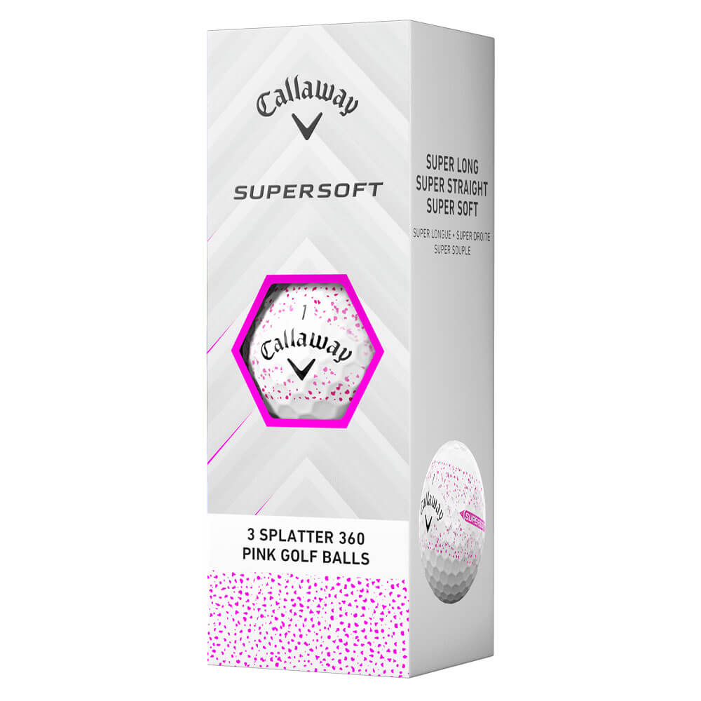 Callaway Supersoft Splatter 360 Golf Balls - 25