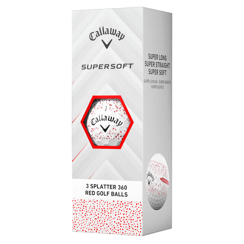 Callaway Supersoft Splatter 360 Golf Balls - 25