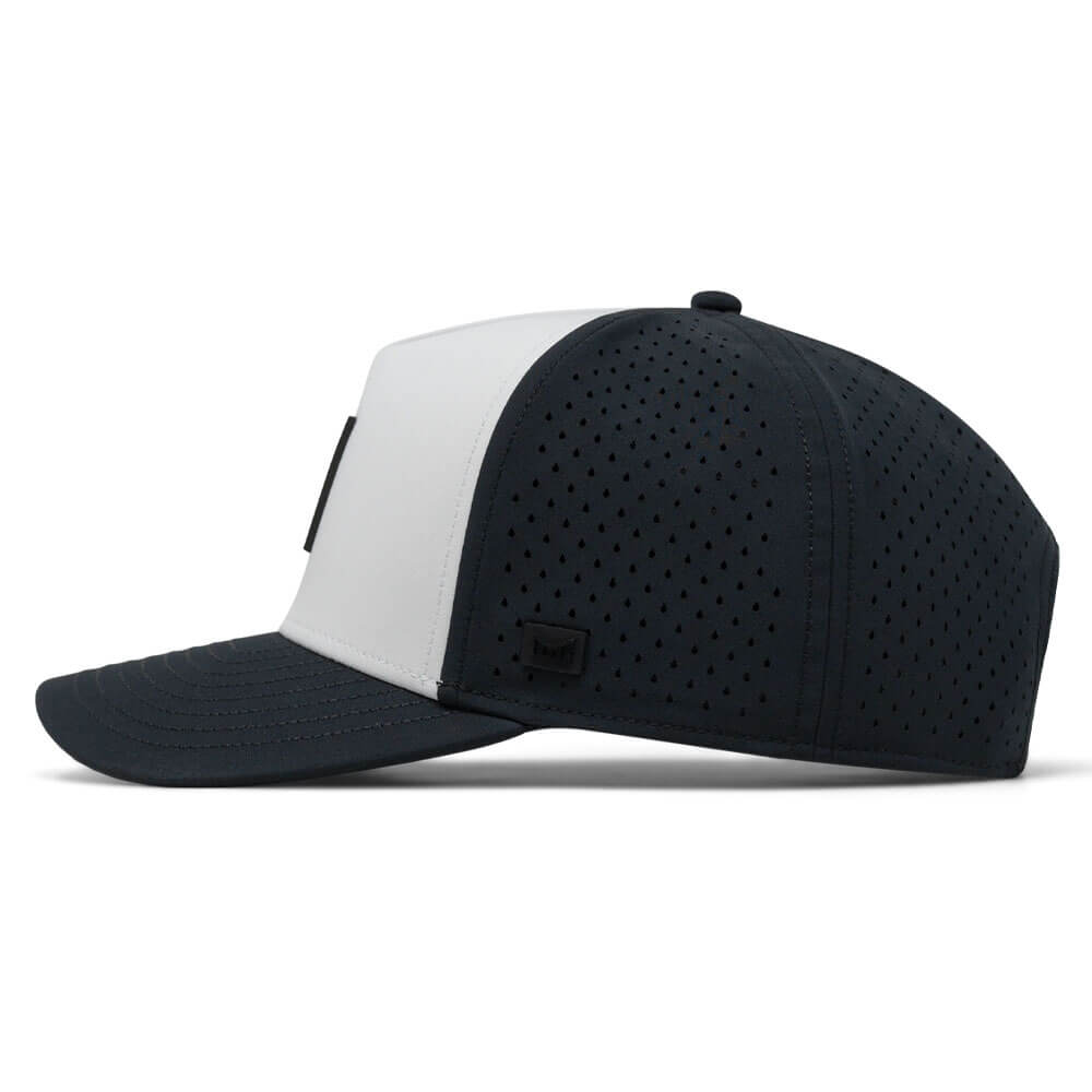 Melin Odyssey Stacked Hydro Golf Cap Black/White - SP25