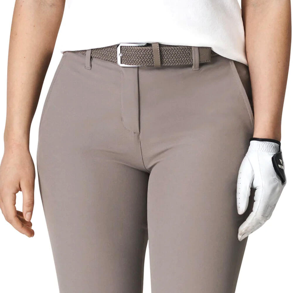 Macade Elastic Golf Belt Ash Brown - 25 Women