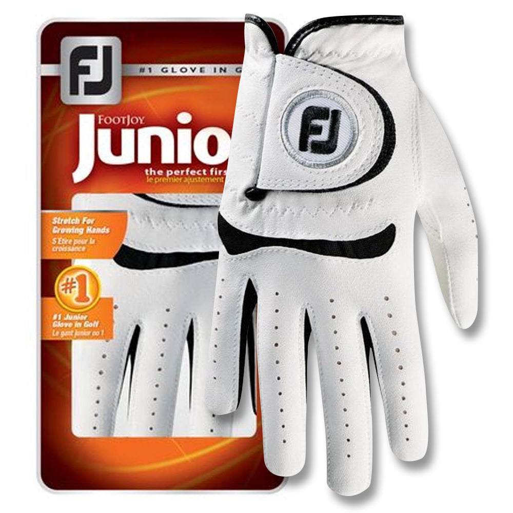 FootJoy Junior Golf Glove White - 23 Boys