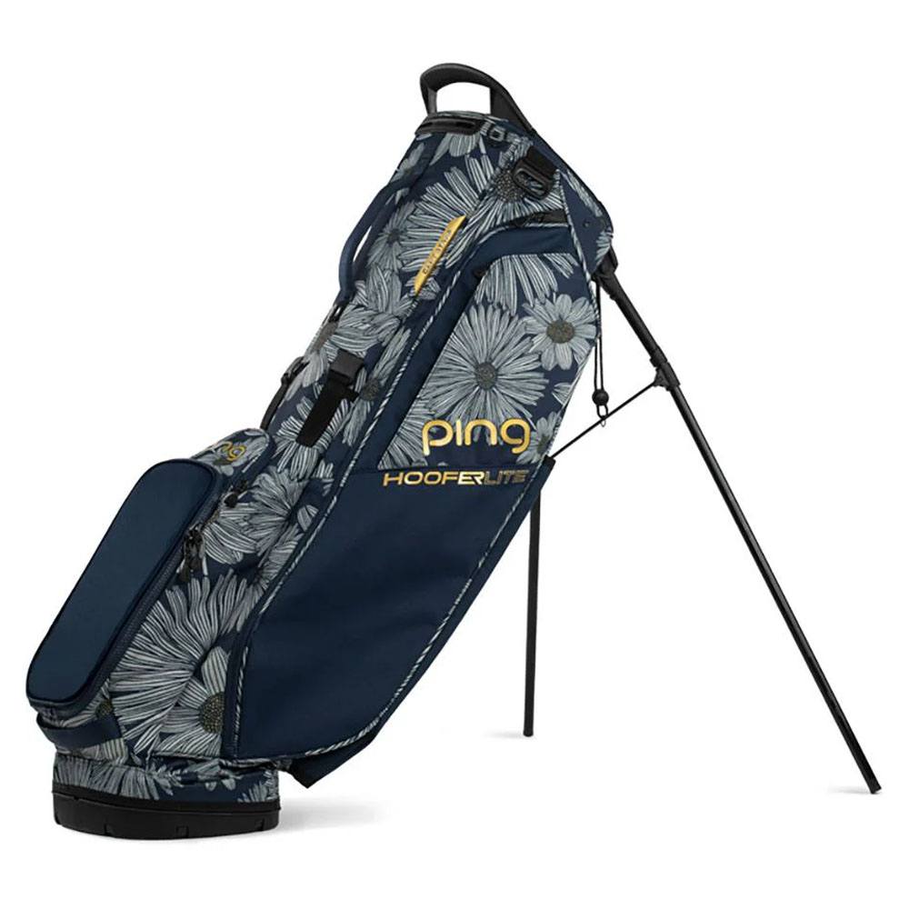 Blue deals and black ping hoofer 2 golf stand bag