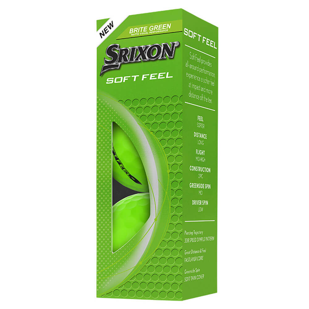 Srixon Soft Feel 14 Brite Golf Balls 2025