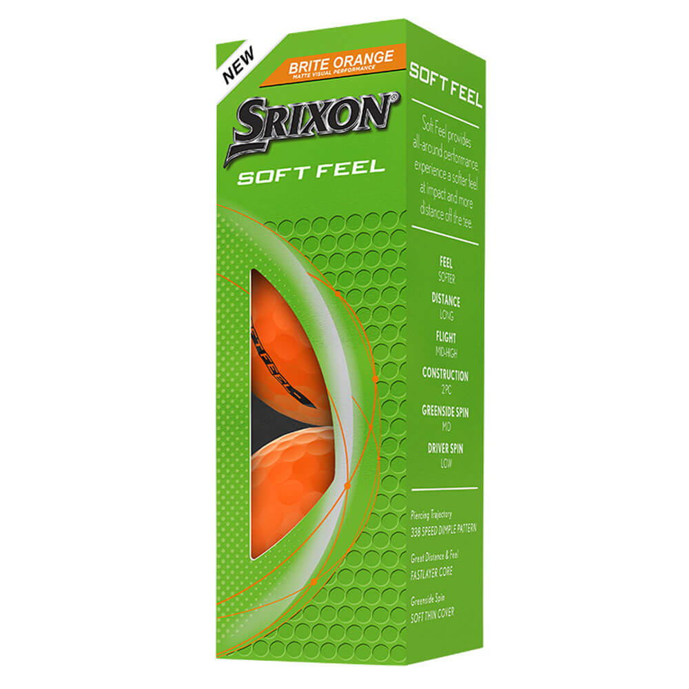 Srixon Soft Feel 14 Brite Golf Balls 2025