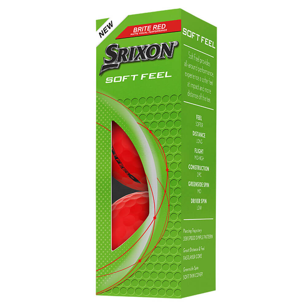 Srixon Soft Feel 14 Brite Golf Balls 2025