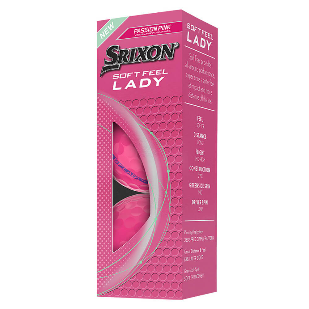 Srixon Soft Feel 9 Golf Balls 2025 Women