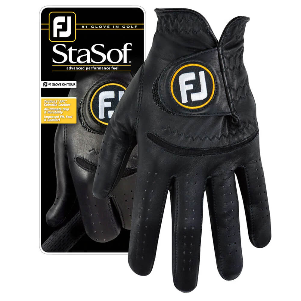 FootJoy StaSof Golf Glove Prior Generation Black - 22