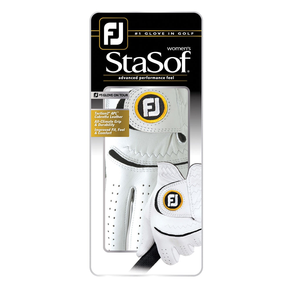 FootJoy StaSof Golf Glove Prior Generation Pearl - 22 Women