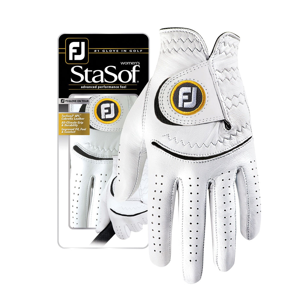 FootJoy StaSof Golf Glove Prior Generation Pearl - 22 Women