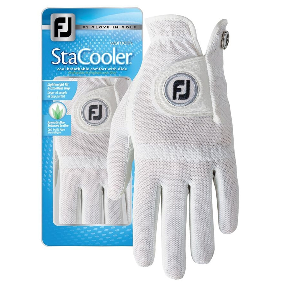 FootJoy StaCooler Golf Glove Pearl - 24 Women