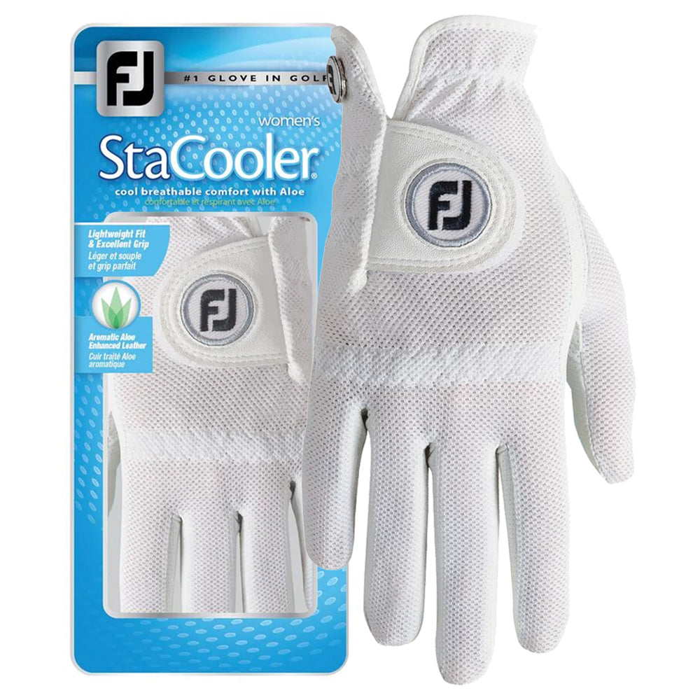 FootJoy StaCooler Golf Glove Pearl - 24 Women