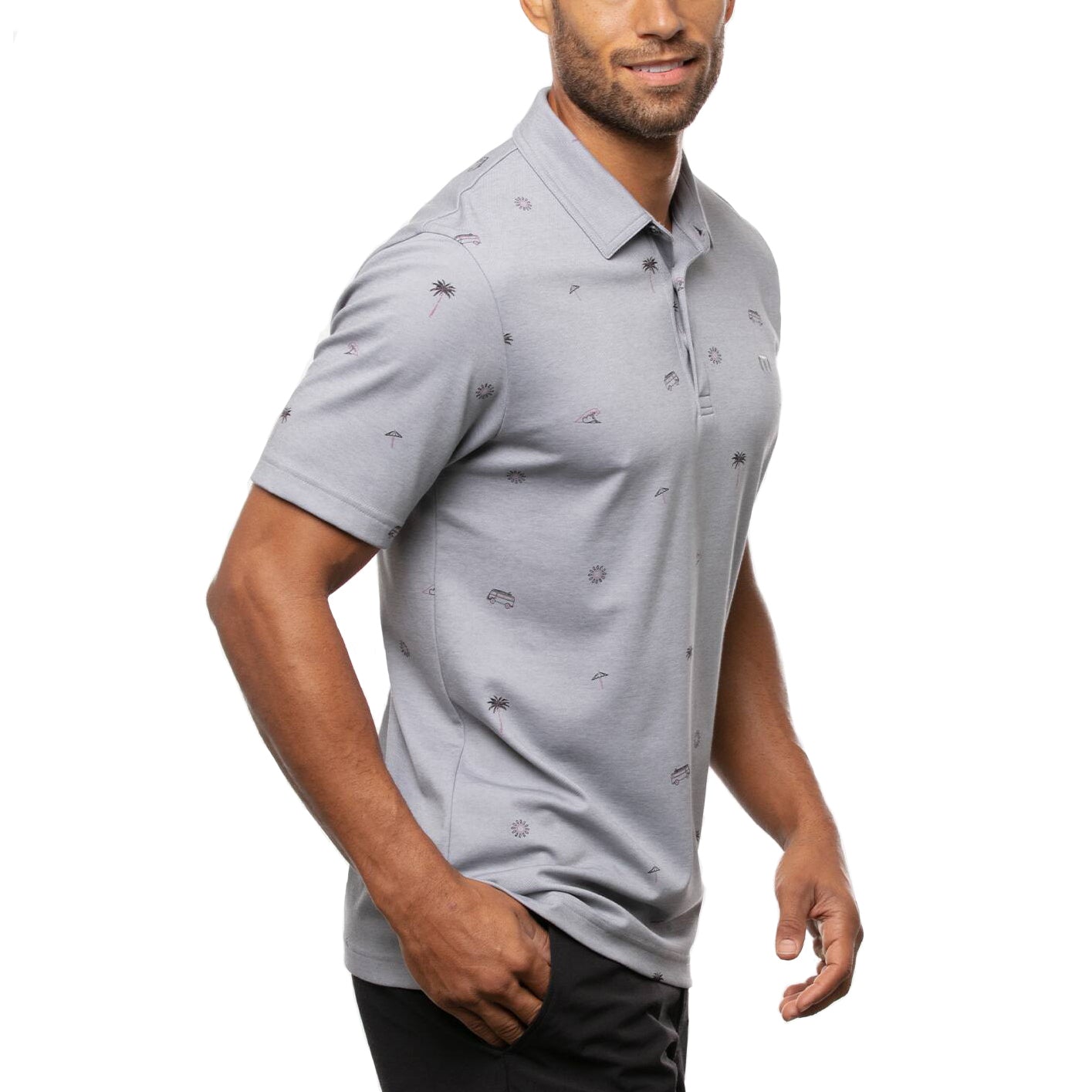 TravisMathew Drive Down Golf Polo 2021