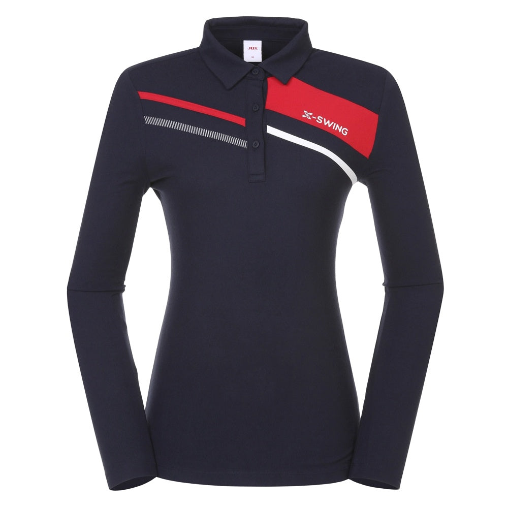 JDX America X-Swing Longsleeve Golf Polo 2021 Women