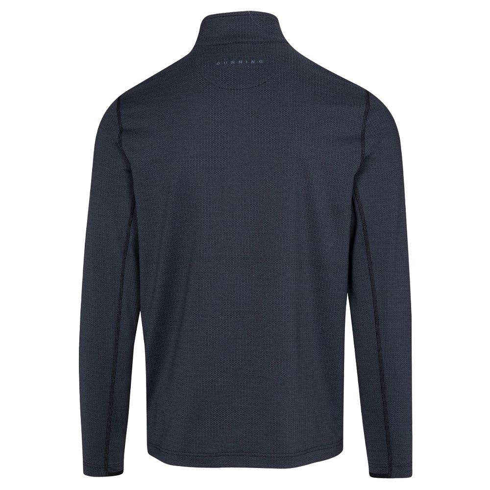 Dunning Golf Mayfield Jacquard Performance Quarter Zip Golf Pullover 2023