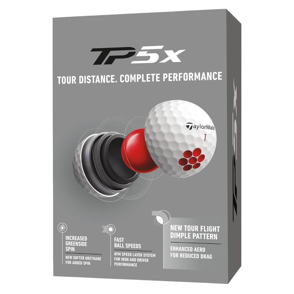 TaylorMade TP5x 4 Dozen Golf Balls 2023