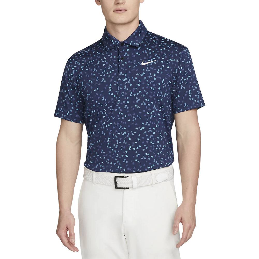 Nike Dri-FIT Tour Micro Floral Golf Polo 2023