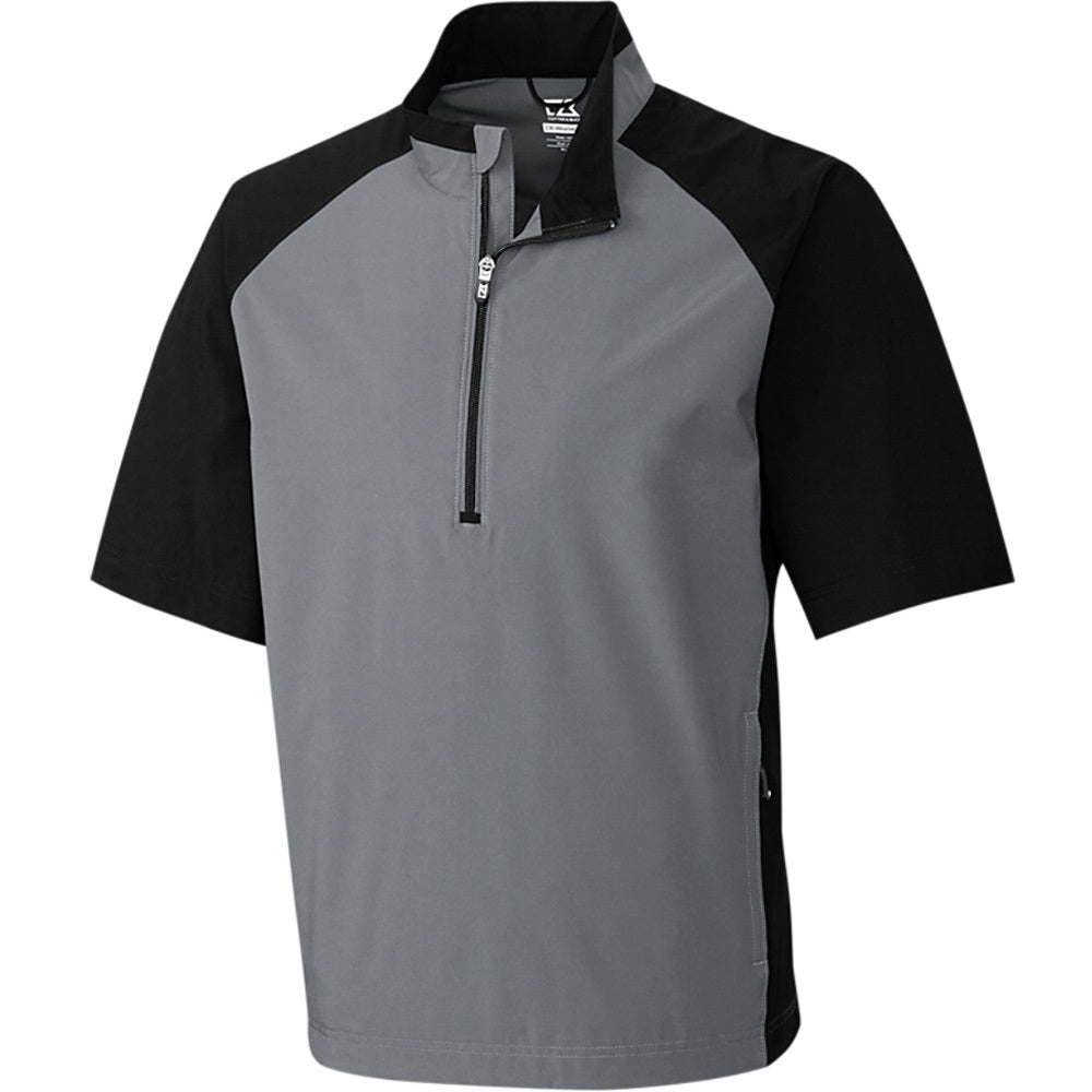 Cutter and Buck WeatherTec Short Sleeve Summit Half Zip Golf Pullover 2019