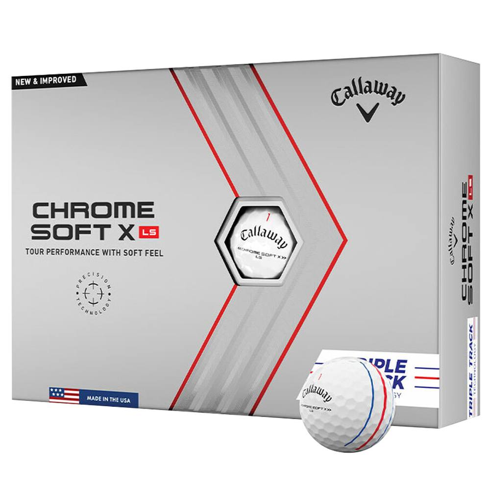 Callaway Chrome Soft X LS Triple Track 22 Golf Balls 2022