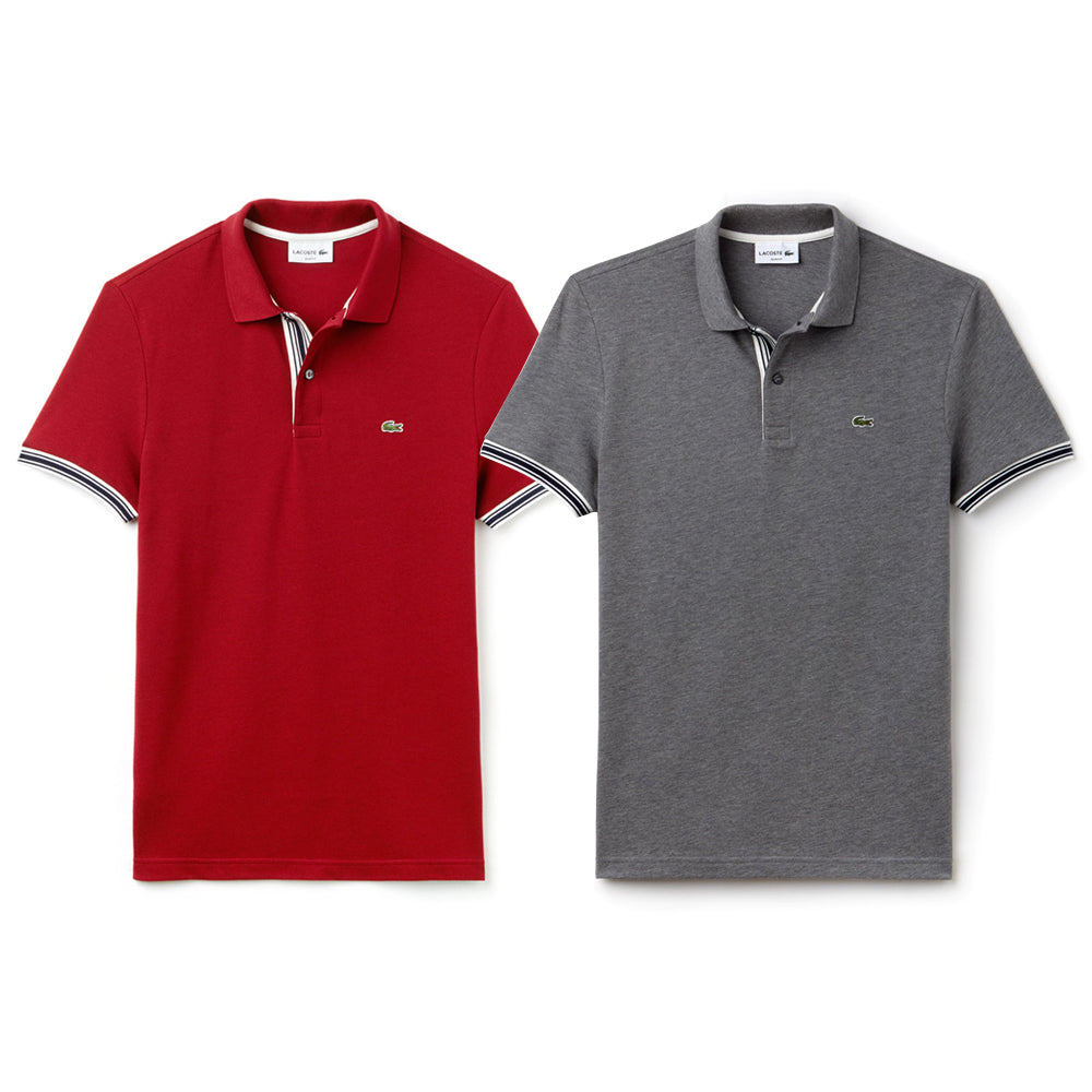 Lacoste SS Semi Fancy Petit Pique 2 Wires Slim Polo 2018 – Golfio