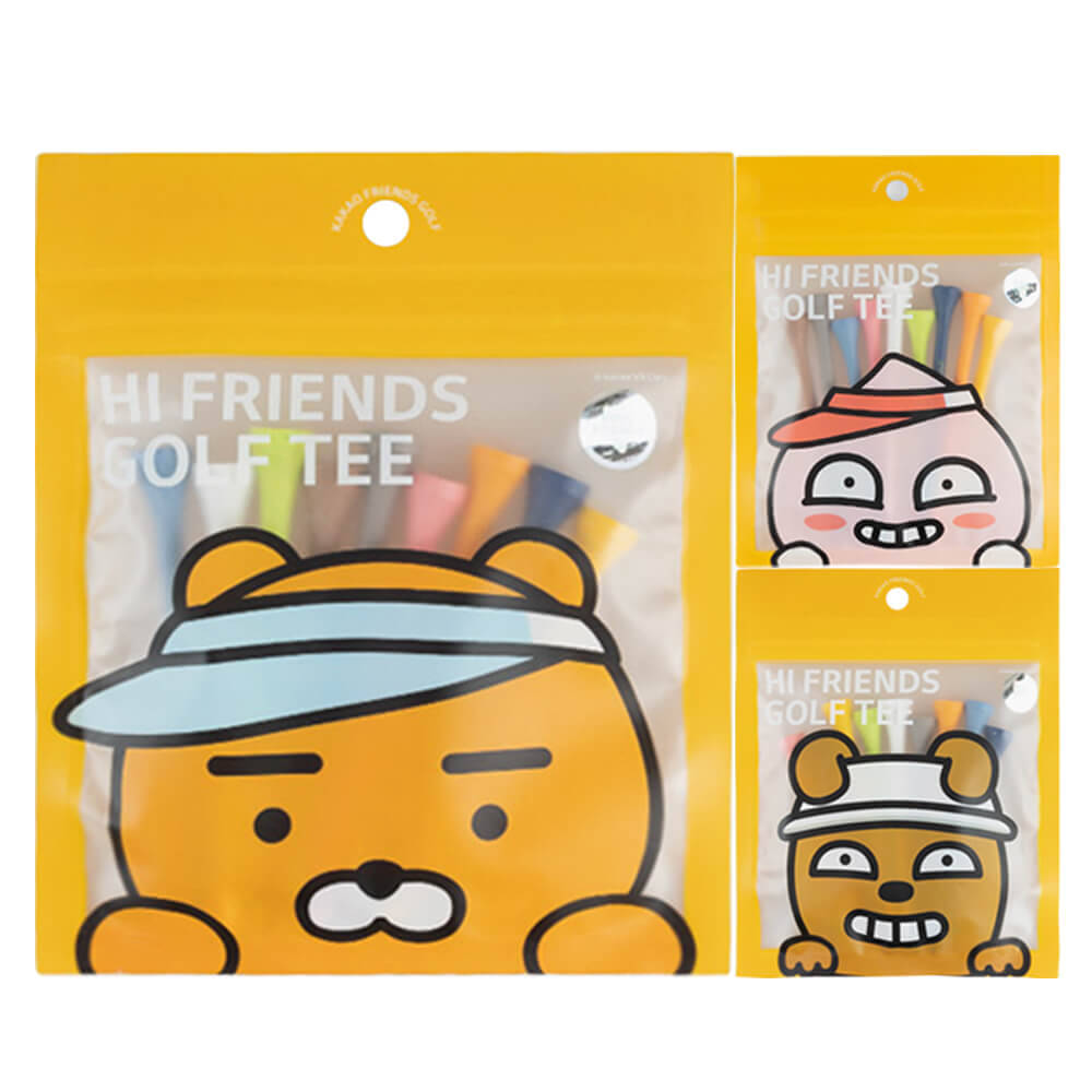 Kakao Friends Golf Hi Friends Golf Tee 9-Pack 2020