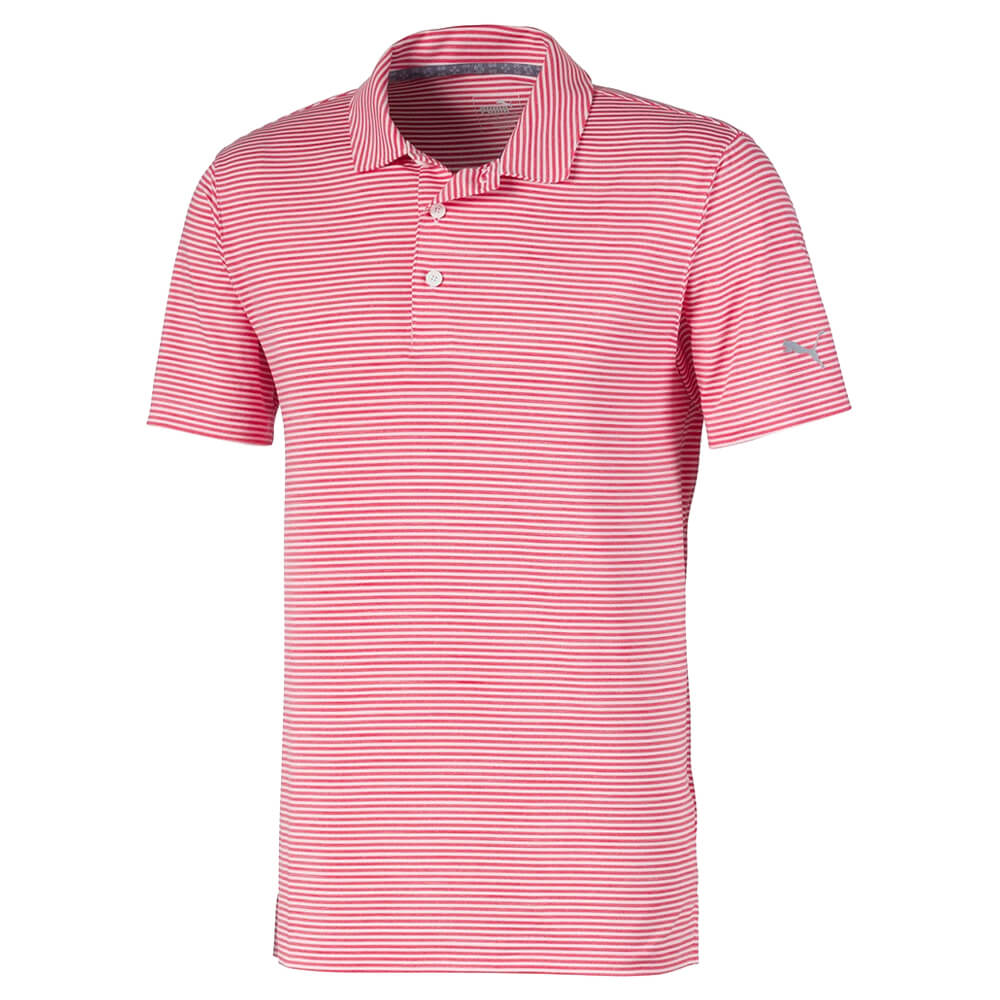 PUMA Caddie Stripe Golf Polo 2020